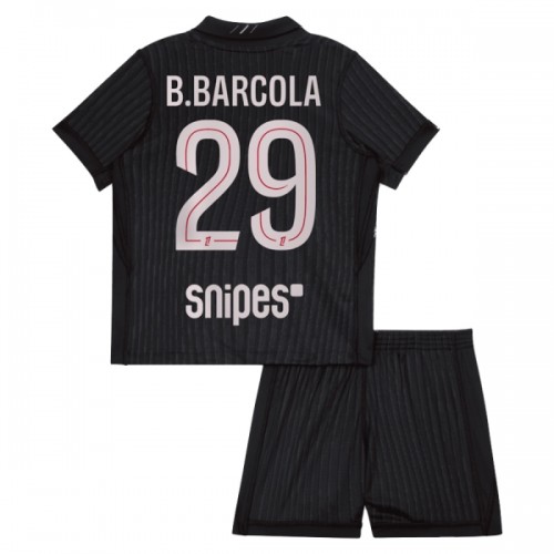 Conjunto Paris Saint-Germain B. Barcola 29 Equipamento 4ª Jordan 2025-26 - Criança Conjunto Paris Saint-Germain B. Barcola 29 Equipamento 4ª Jordan 2025-26 - Criança